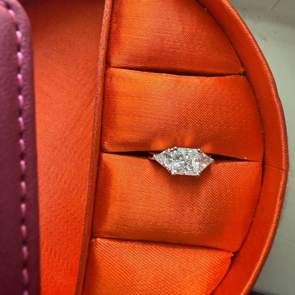 Stunning Silver Diamond CZ Ring
